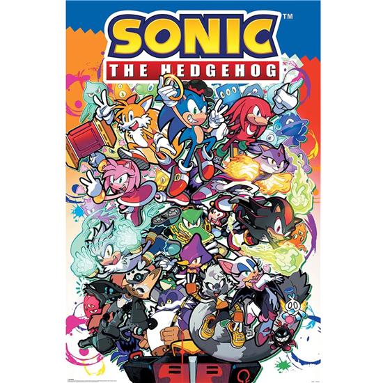 Sonic The Hedgehog: Sonic Karaktere Plakat