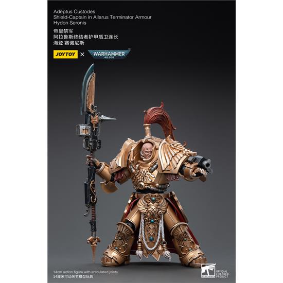 Warhammer: Adeptus Custodes Shield-Captain in Allarus Terminator Armour Hydon Seronis Action Figur 1/18 14 cm