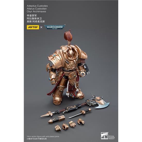 Warhammer: Adeptus Custodes Allarus Custodian Osyr Archimaxes Action Figur 1/18 14 cm