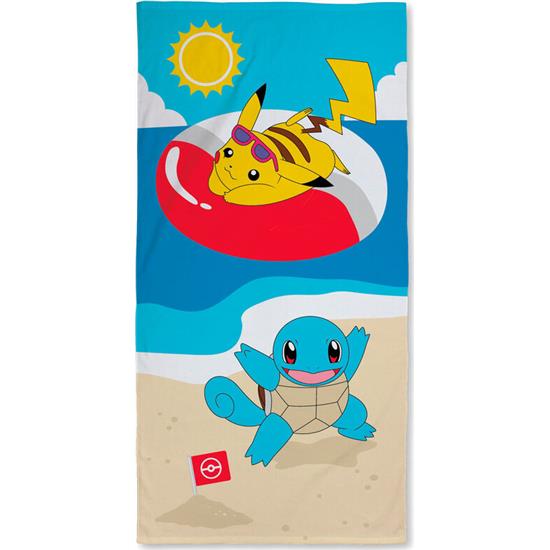 Pokémon: Pikachu Og Squirtle Sommer Håndklæde