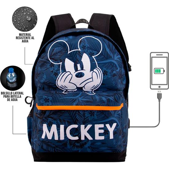 Disney: Blå Sur Mickey Rygsæk 45cm