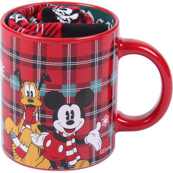 Disney: Jule Mickey Krus og Strømpe sæt