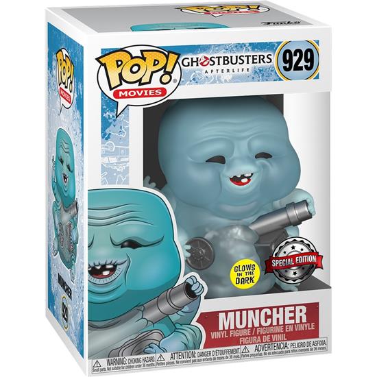 Ghostbusters: Muncher Exclusive GITD POP! Movies Vinyl Figur (#929)