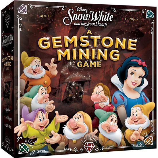 Disney: Snow White and the Seven Dwarfs Board Game A Gemstone Mining Game