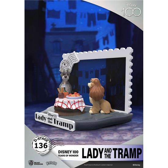 Disney: Lady And The Tramp D-Stage PVC Diorama 12 cm