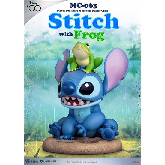Lilo & Stitch: Stitch with Frog Statue 34 cm