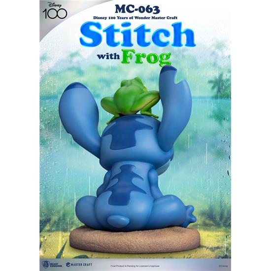 Lilo & Stitch: Stitch with Frog Statue 34 cm