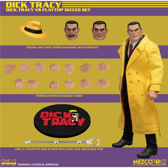 Dick Tracy: Dick Tracy vs Flattop Box Set Action Figures 1/12 17 cm