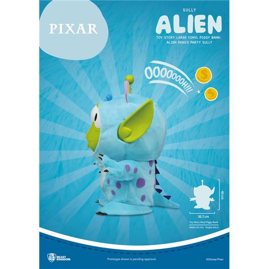 Toy Story: Alien Remix Party Sully Sparegris 40 cm