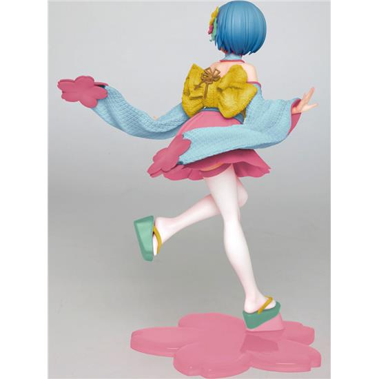Manga & Anime: Rem Sakura PVC Statue 23 cm Ver. Renewal Edition