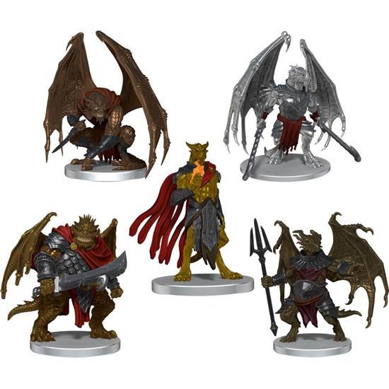 Dungeons & Dragons: Draconian Warband pre-painted Miniature Figures