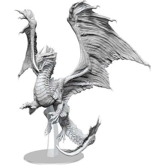 Dungeons & Dragons: Adult Bronze Dragon Unpainted Miniature Figure