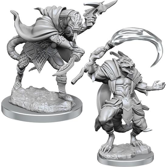 Pathfinder: Serpentfolk (Battles Deep Cuts) Unpainted Miniature Figures 2-Pack