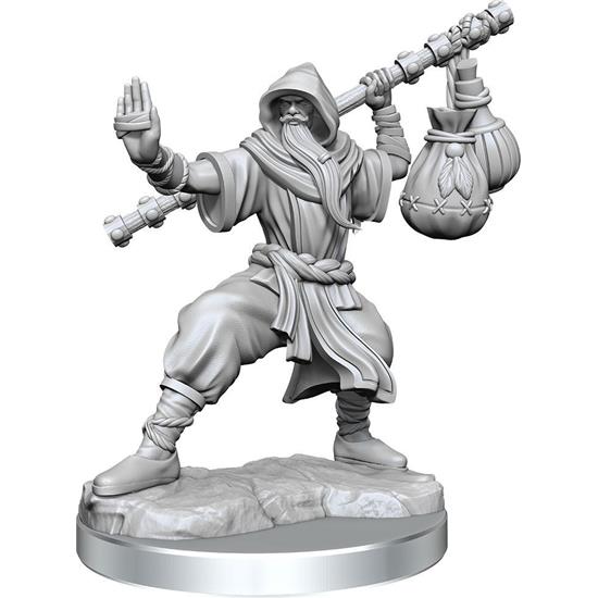 Dungeons & Dragons: Human Monk Male Frameworks Miniature Model Kit