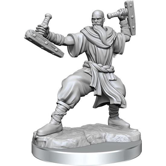 Dungeons & Dragons: Human Monk Male Frameworks Miniature Model Kit