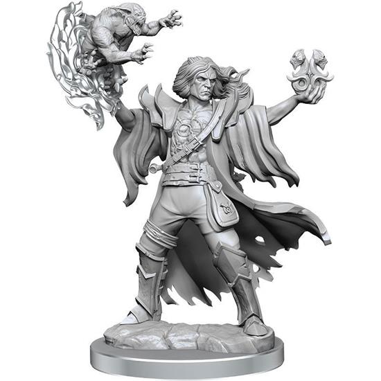 Dungeons & Dragons: Human Warlock Male Frameworks Miniature Model Kit