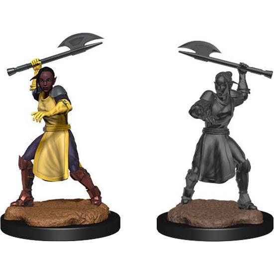 Critical Role: Half-Elf Echo Knight and Echo Female Unpainted Miniature Figures 2-pack
