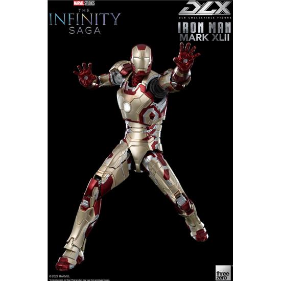 Infinity Saga: Iron Man Mark 42 DLX Action Figure 1/12 17 cm