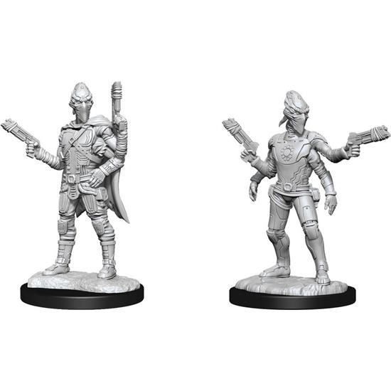 Starfinder: Kasatha Operative Unpainted Miniature Figures 2-pack