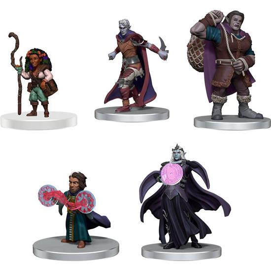 Critical Role: Kryn Dynasty & Xhorhas prepainted Miniature Figures Box Set 9-pack