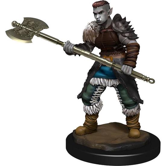 Dungeons & Dragons: Orc Barbarian Female Unpainted Miniature Figures 2-pack