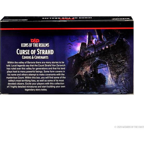 Dungeons & Dragons: Curse of Strahd pre-painted Covens & Covenants Premium Box Set Miniature Figures 7-pack