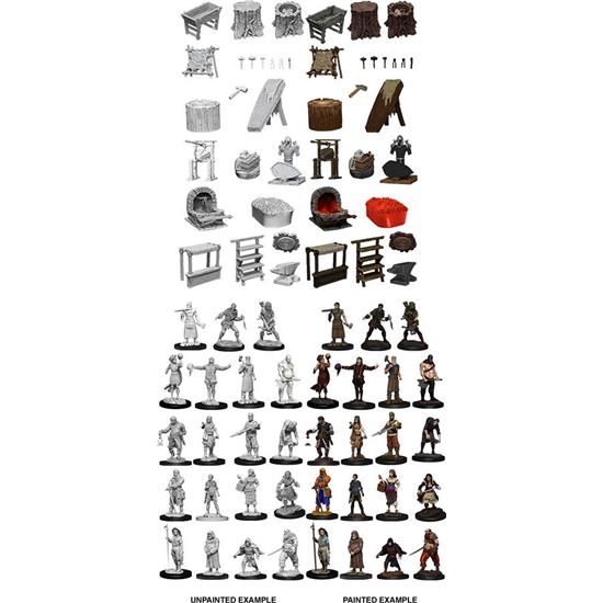 Diverse: Deep Cuts Miniatures Townspeople & Accessories