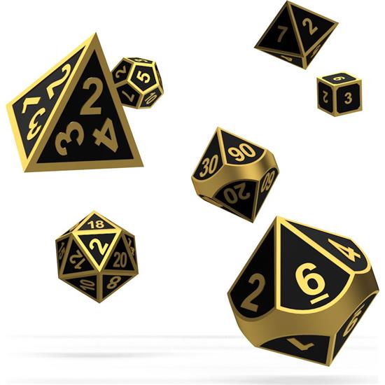 Diverse: RPG Terninger Alchemy Gold Metal 7 Styk