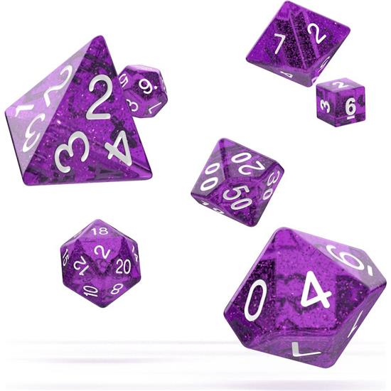 Diverse: RPG Terninger Speckled - Purple 7 Styk