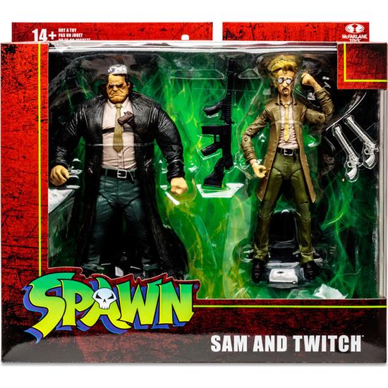 Spawn: Sam & Twitch Action Figure 18 cm Deluxe Set 