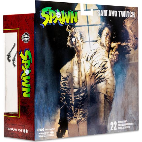 Spawn: Sam & Twitch Action Figure 18 cm Deluxe Set 