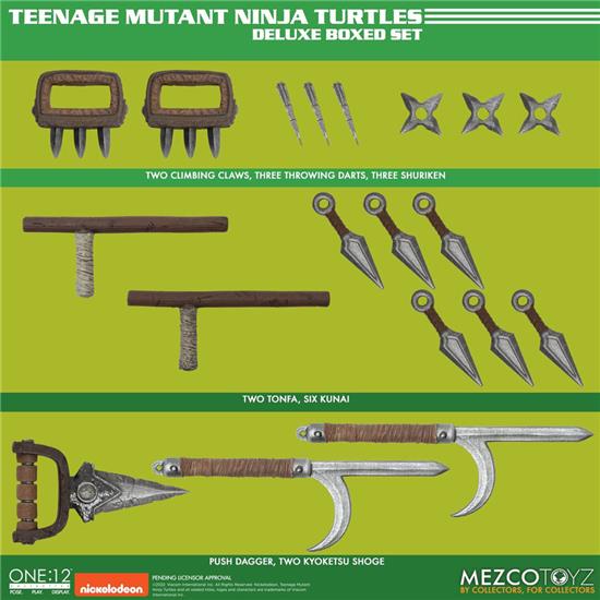 Ninja Turtles: Ninja Turtles Deluxe Box Set Action Figursæt 1/12 17 cm