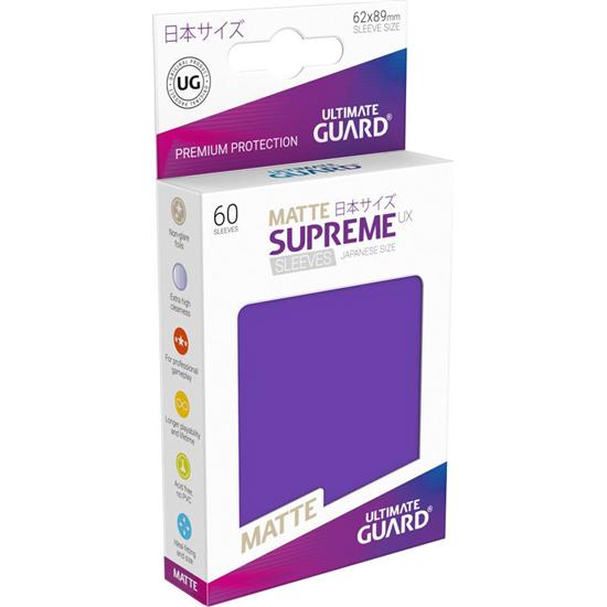 Diverse: Supreme UX Sleeves Japanese Size Matte Purple (60)