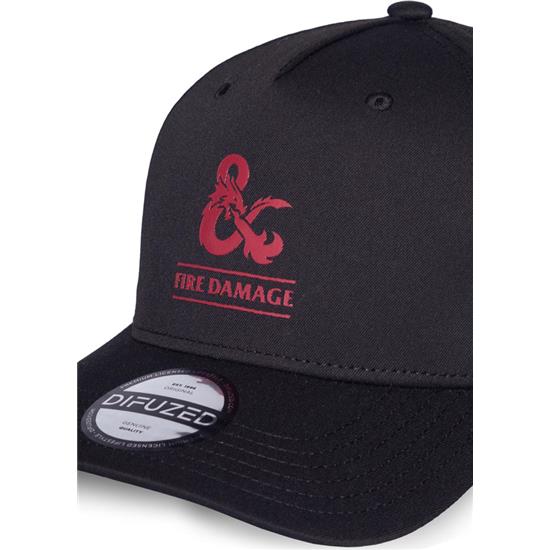 Dungeons & Dragons: Fire Damage Curved Cap
