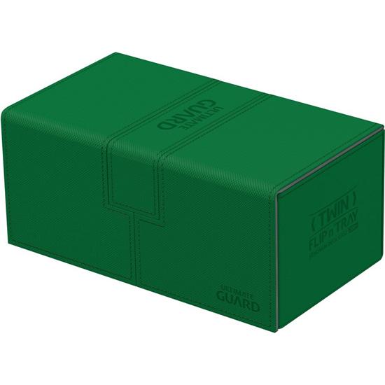 Diverse: Twin Flip-n-Tray  Deck Case 200+ Standard Size XenoSkin Green