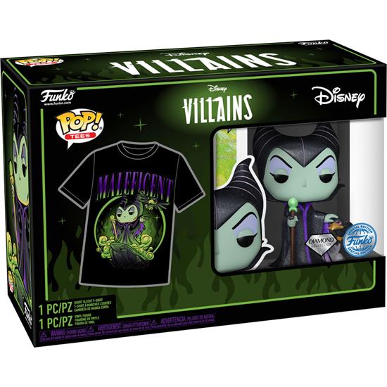 Disney: Disney Villains Maleficent Diamond POP! & Tee Box