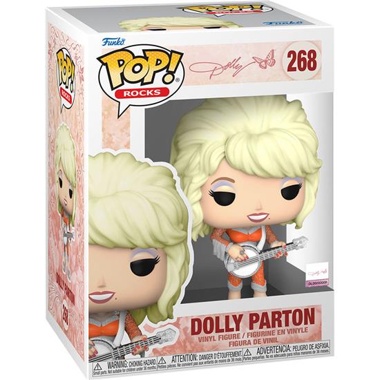 Diverse: Dolly Parton POP! Rocks Vinyl Figur (#268)