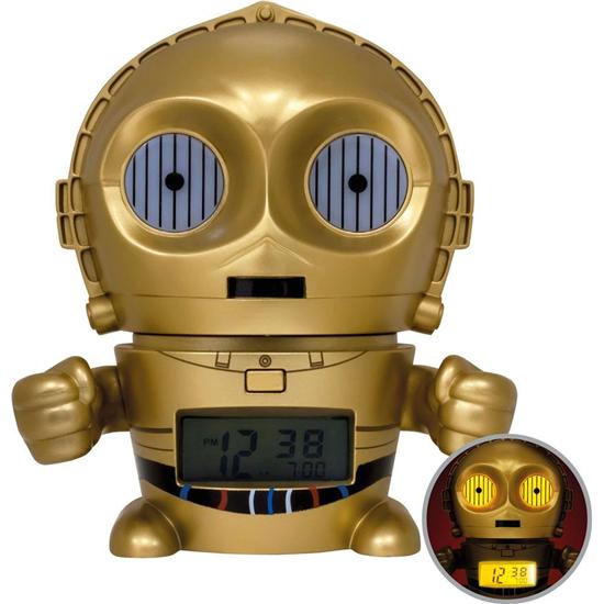 Star Wars: Star Wars BulbBotz Alarm Clock with Light C-3PO 14 cm