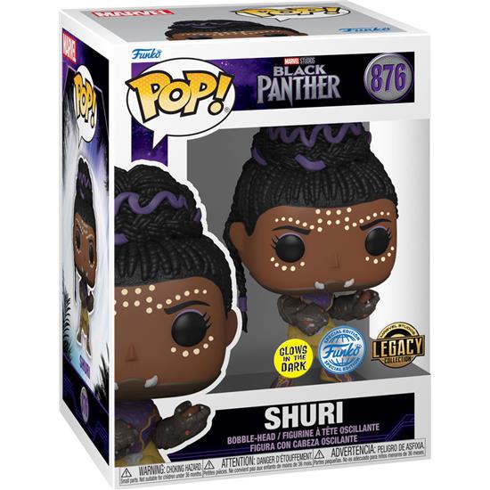 Black Panther: Shuri Legacy (GITD) POP! & Tee Box