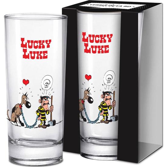 Lucky Luke: Lucky Luke Long Drink Glass Dalton & Rantanplan