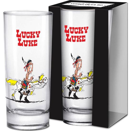 Lucky Luke: Lucky Luke Long Drink Glass Luke & Jolly Jumper #1