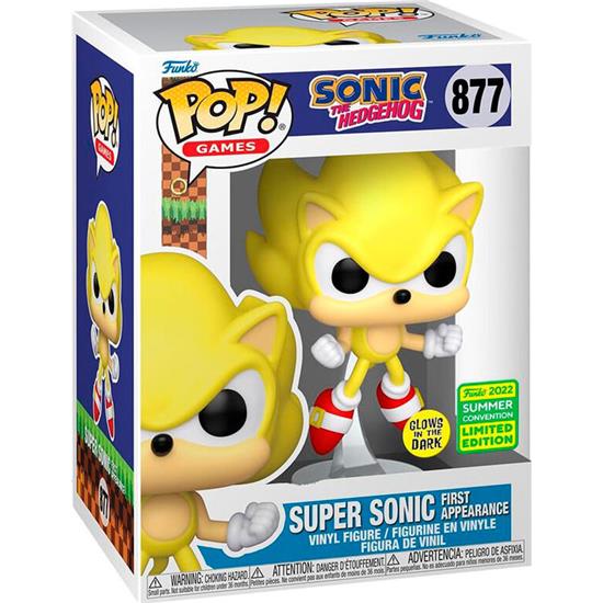 Sonic The Hedgehog: Super Sonic Exclusive POP! Games Vinyl Figur (#877)