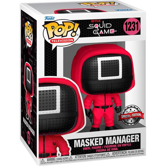 Squid Game: Masked Manager Exclusive POP! TV Vinyl Figur (#1231)