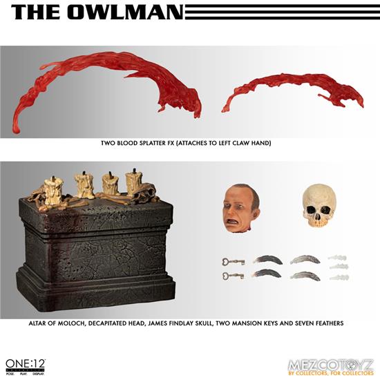 Lord of Tears: The Owlman Action Figur 1/12 17 cm