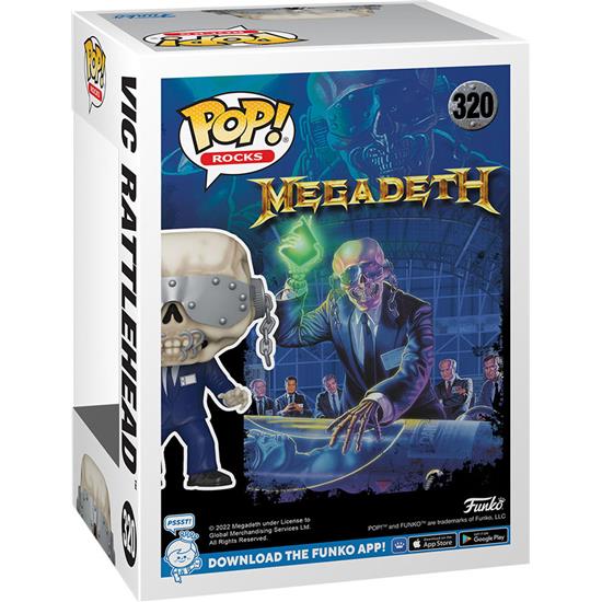 Megadeth: Vic Rattlehead POP! Rocks Vinyl Figur (#320)
