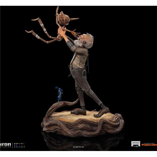 Pinocchio: Gepeto & Pinocchio Statue 1/10 23 cm