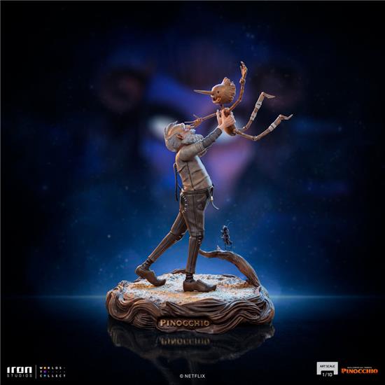 Pinocchio: Gepeto & Pinocchio Statue 1/10 23 cm