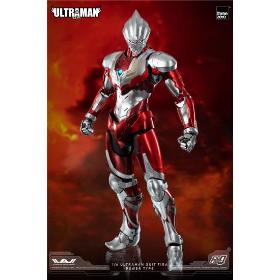 Manga & Anime: Ultraman Suit Tiga Power Type Action Figur 1/6 31 cm