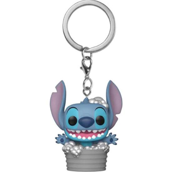 Lilo & Stitch: Stitch in Bathtub Exclusive Pocket POP! Nøglering