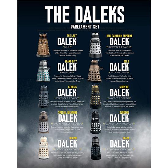 Doctor Who: The Daleks Parliament Box Set 10-pack The Official Figurine Collection Statue 1/16 